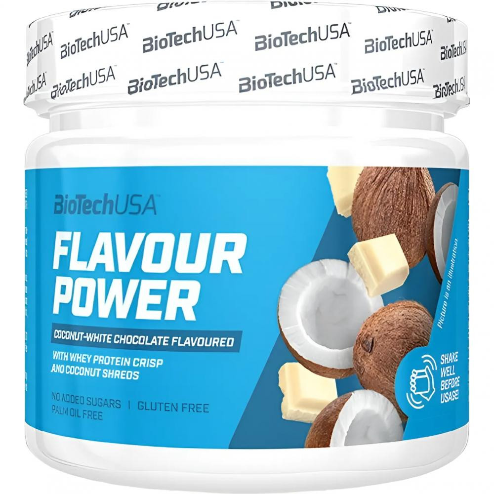 BiotechUSA Flavour Power 160 g /32 servings/ Coconut-White Chocolate - зображення 1