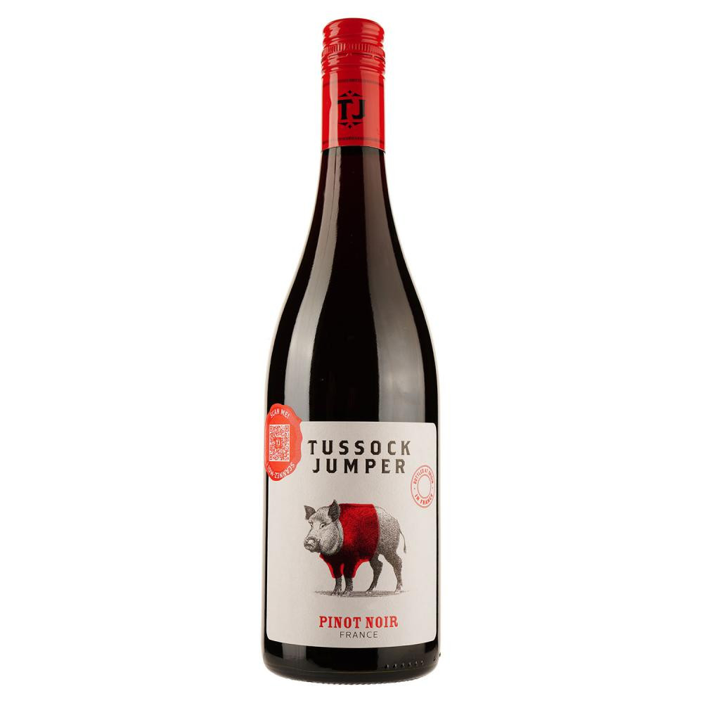 Tussock Jumper Вино  Pinot Noir, червоне, сухе, 0,75 л (3760204540234) - зображення 1