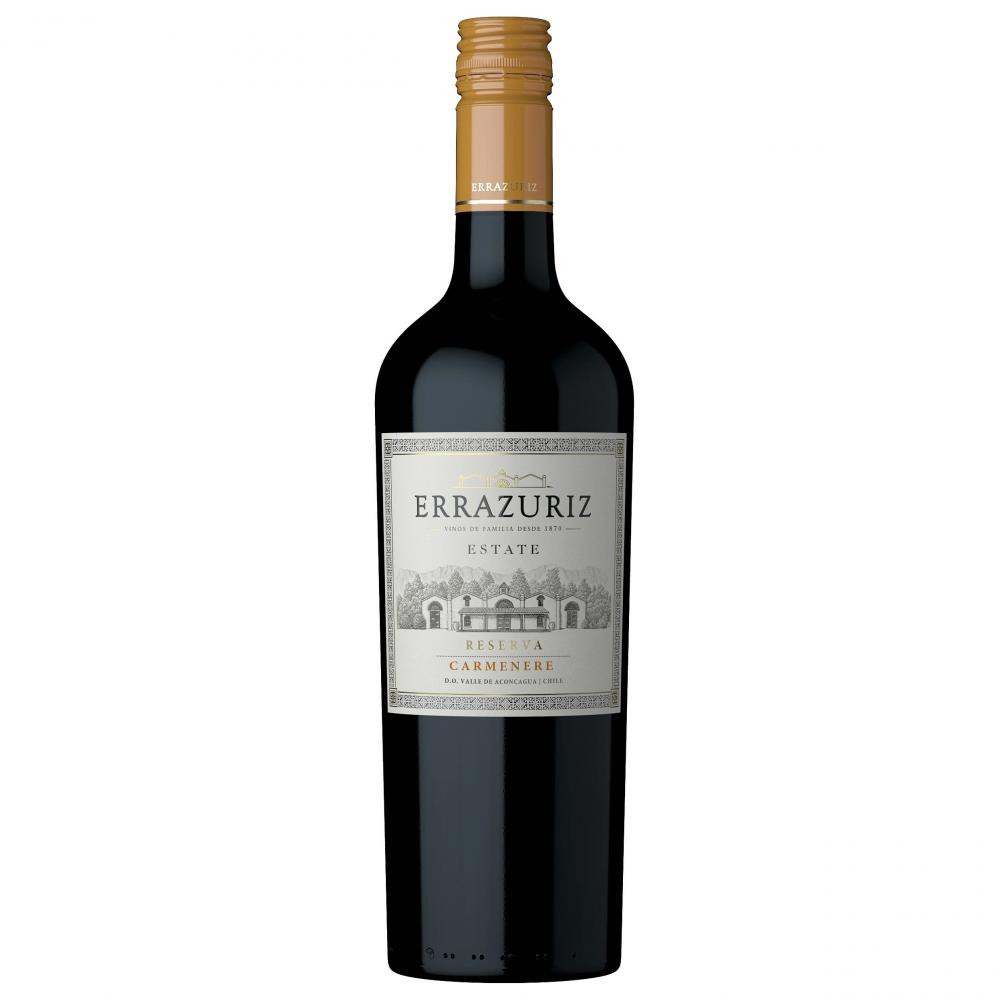 Errazuriz Вино  Estate Carmenere червоне сухе 0.75 л 13.5% (7804304000093) - зображення 1