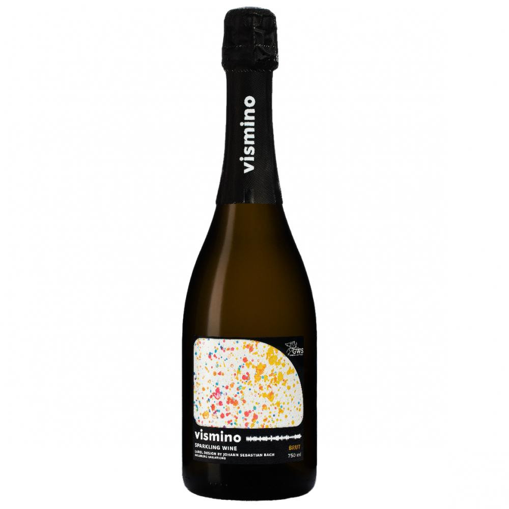 Vismino Ігристе вино  Sparkling brut, біле, брют, 12,5%, 0,75 л (4860004074027) - зображення 1