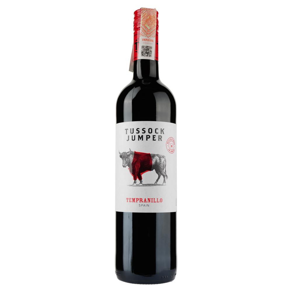 Tussock Jumper Вино Tempranillo VdT Castilla красное сухое 0.75 л 14% (3760204540180) - зображення 1