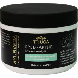 Triuga Herbal Крем-актив для волос склонных к жирности  Ayurveda Professional Home Care Свежесть и Объем 300 мл (4