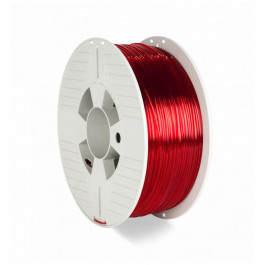 Verbatim PETG 1.75mm, 1кг, Transparent Red (55054)