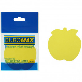 BuroMax Блок для заметок с клейким слоем  BM.2360-99, Яблоко, 50 л, неон, ассорти