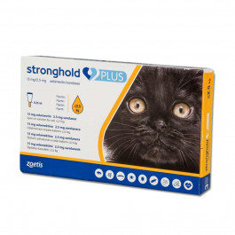 Zoetis Капли Stronghold Plus 15 мг/2,5 мг против паразитов для кошек от 8-ми недель (10020776)