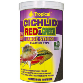 Tropical Cichlid Red & Green Large Sticks 1 л