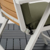 IKEA FROSON/DUVHOLMEN, 794.127.67 - подушка сидіння, спинка, сад, темно-бежево-зелений, 116х45см - зображення 2