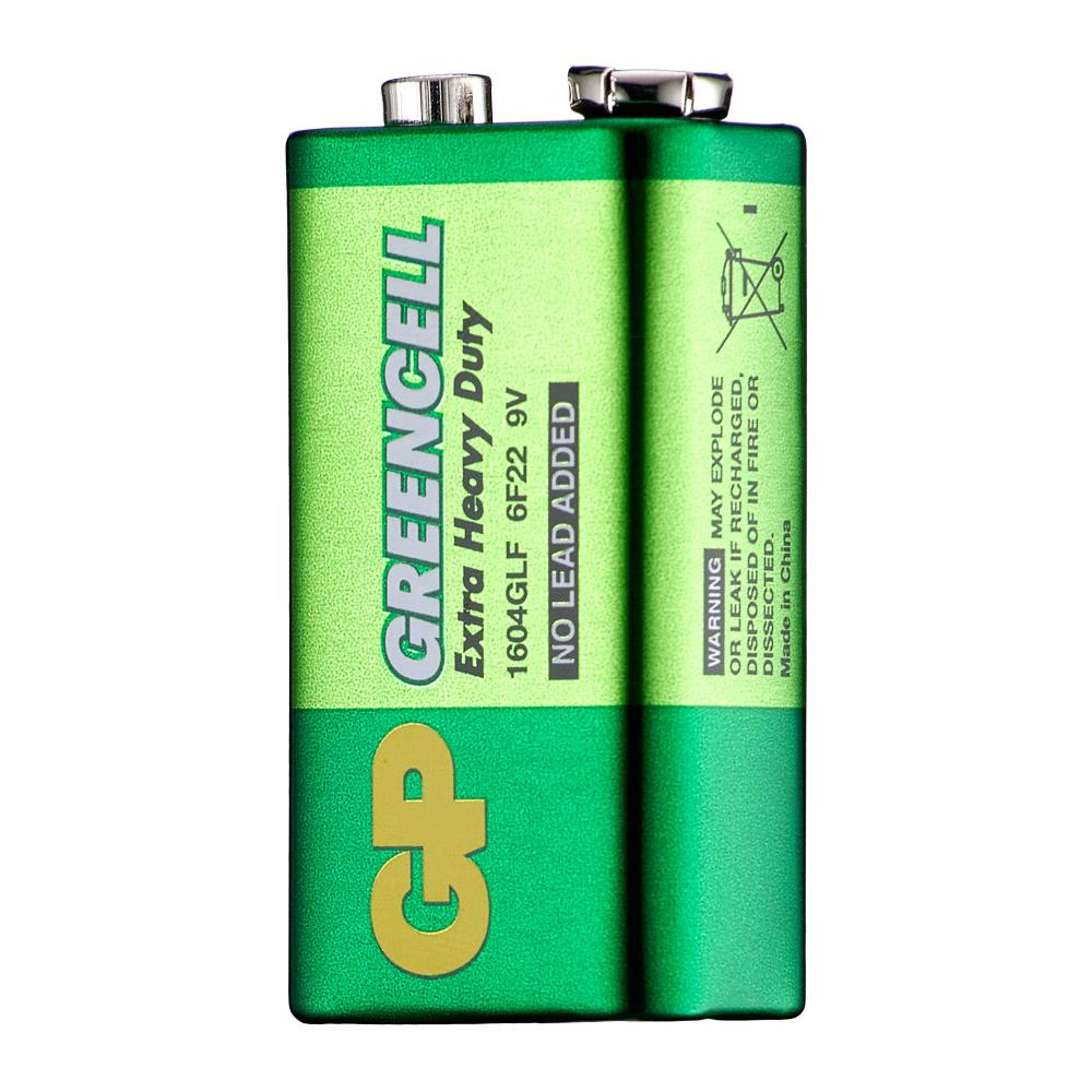 GP Batteries Krona bat Carbon-Zinc 1шт Greencell (1604G-S1) - зображення 1