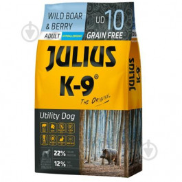 Julius-K9 Utility Dog Adult Wild Boar & Berry 10 кг (5998274311180)