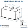 Minola HBI 6873 BL GLASS 1200 LED LINE - зображення 10