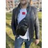 Newery Чоловіча сумка слінг із гладкої телячої шкіри  N9014GA - зображення 2