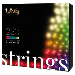   Twinkly Smart LED Strings RGBW 250 BT+WiFi Gen II IP44 кабель черный (TWS250SPP-BEU)