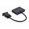 Cablexpert VGA to HDMI/VGA+audio 3.5mm Black (A-VGA-HDMI-02) - зображення 2