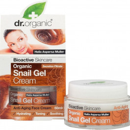 Dr.Organic Гель-крем для обличчя з екстрактом секрету равлика Dr. Organic Bioactive Skincare Snail Gel Cream 50