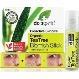 Dr.Organic Органічний олівець проти плям з чайним деревом Dr. Organic Tea Tree Blemish Stick Stops In Their Tra