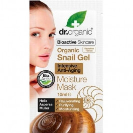   Dr.Organic Антивікова зволожуюча маска для обличчя з равликом Dr. Organic Bioactive Skincare Snail Gel Moisture