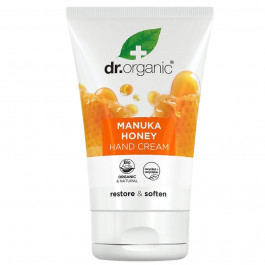   Dr.Organic Крем для рук та нігтів Мед манука Dr. Organic Bioactive Skincare Manuka Honey Hand & Nail Cream, 125