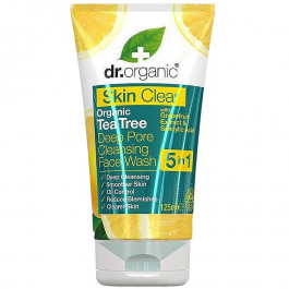 Dr.Organic Глибоко очищаючий гель для вмивання 5 в 1 Dr. Organic Skin Clear 5 in 1 Deep Pore Cleansing Face Was