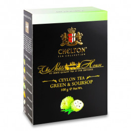 Chelton Чай зелений  The Noble House Green&Soursop, 100 г (4791038601913)