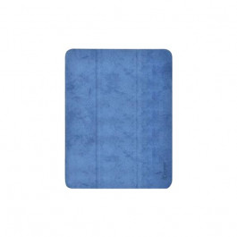 Comma Leather Case with Pen Holder Series for iPad Pro 11 2Gen 2020 Blue