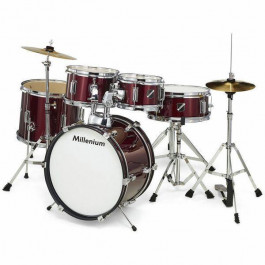   Millenium Focus Junior Drum Set Red