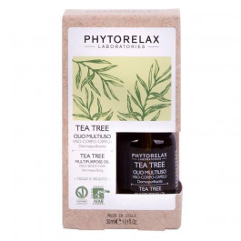 Phytorelax Laboratories Багатофункціональна олія  Vegan&Organic Tea Tree SOS для обличчя, тіла та рук, 30 мл (6022302)