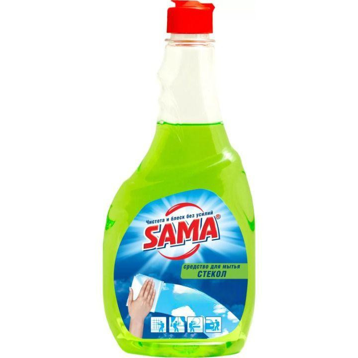 SAMA Засіб для миття скла  Яблуко Запаска, 500 мл (0211) (4820270630211) - зображення 1