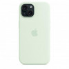 Apple iPhone 15 Silicone Case with MagSafe - Soft Mint (MWNC3) - зображення 5