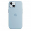 Apple iPhone 15 Silicone Case with MagSafe - Light Blue (MWND3) - зображення 1