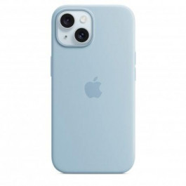 Apple iPhone 15 Silicone Case with MagSafe - Light Blue (MWND3)