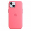 Apple iPhone 15 Silicone Case with MagSafe - Pink (MWN93) - зображення 1