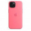 Apple iPhone 15 Silicone Case with MagSafe - Pink (MWN93) - зображення 5
