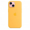 Apple iPhone 15 Silicone Case with MagSafe - Sunshine (MWNA3) - зображення 2