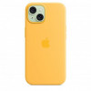 Apple iPhone 15 Silicone Case with MagSafe - Sunshine (MWNA3) - зображення 4