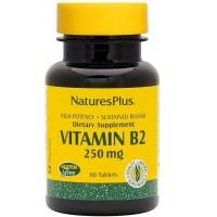 Nature's Way Natures Plus Vitamin B2 250 mg Рибофлавін вітамін B-2 60 таблеток - зображення 1