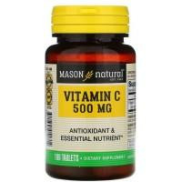 Mason Natural Vitamin C 500 mg Вітамін С 100 таблеток - зображення 1