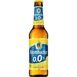 Krombacher Пиво безалкогольне  Radler світле, 0.33 л (4008287919752)