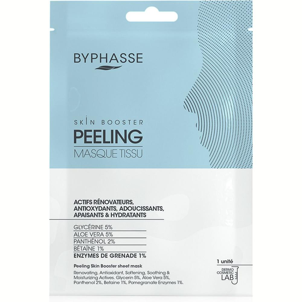Byphasse Skin Booster Sheet Mask Peeling Тканинна маска-пілінг 18 мл - зображення 1