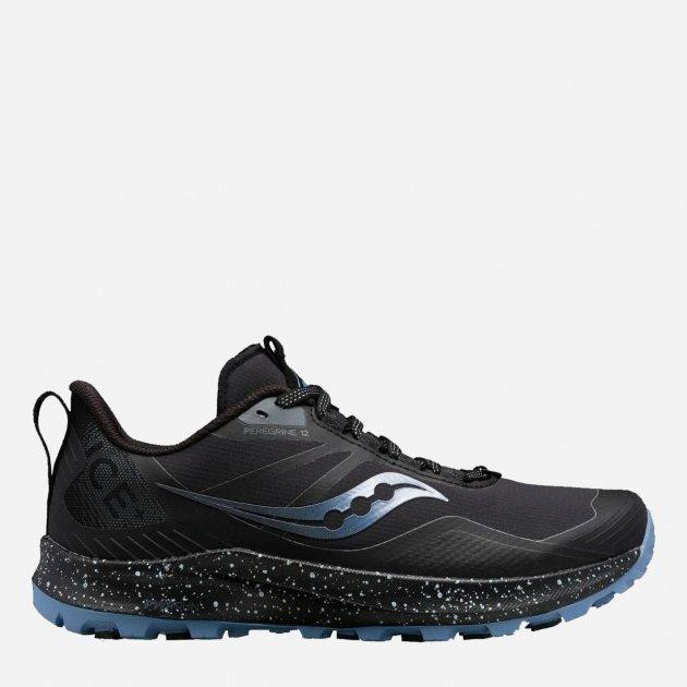 Saucony Жіночі кросівки для бігу  Peregrine Ice+ 3 10791-10s 37 (6US) 22.5 см Чорні з синім (195018356857) - зображення 1