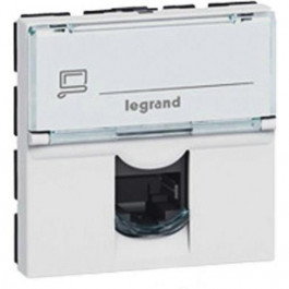 Legrand Mosaic RJ45 6 FTP белый двухмодульный (76565)