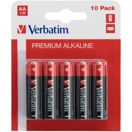 Verbatim AA bat Alkaline 10шт Premium (49875)