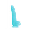 NS Novelties FIREFLY SMOOTH GLOWING DONG 5INCH BLUE (T280292) - зображення 1