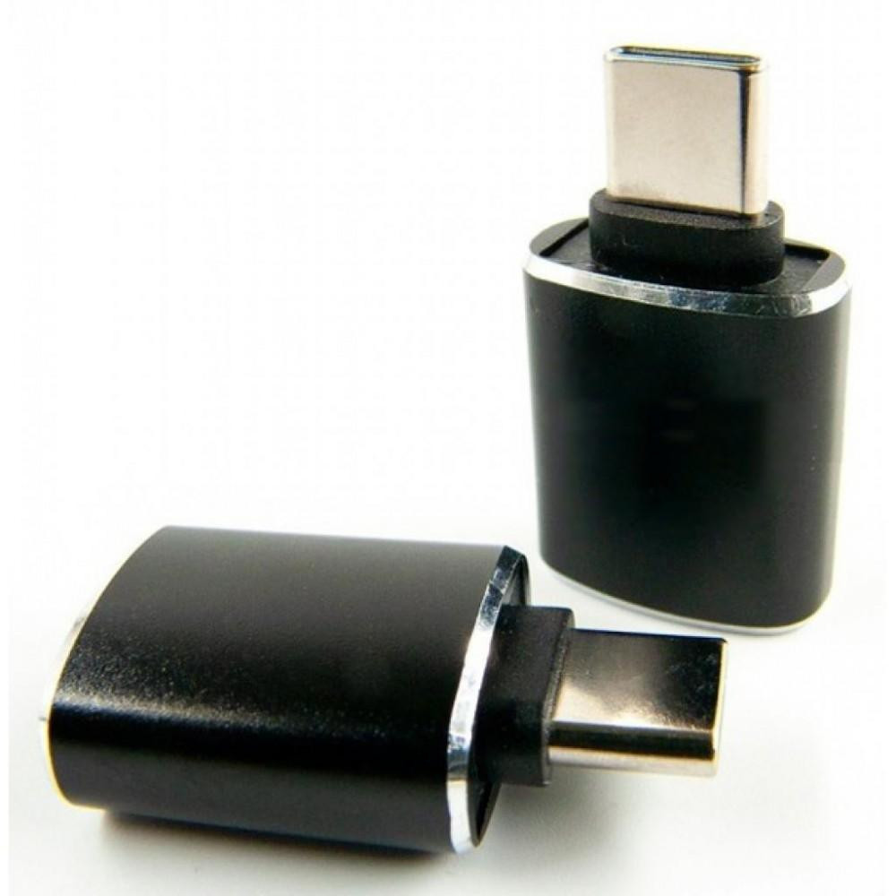 DENGOS USB - USB Type-C Black (ADP-018( - зображення 1
