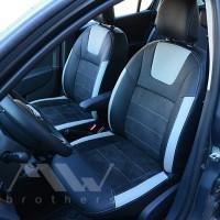 MW Brothers Чехлы Leather Style на сидения для Renault Sandero