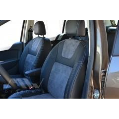 MW Brothers Чехлы Leather Style на сидения для Renault Logan