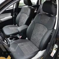MW Brothers Чехлы Leather Style на сидения для Mitsubishi L200