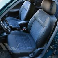 MW Brothers Чехлы Leather Style на сидения для Chevrolet Lanos