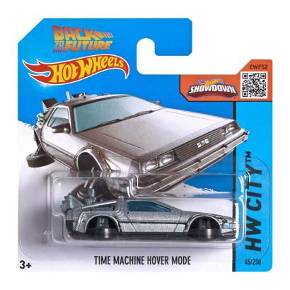 Hot Wheels DeLorean DMC-12 Back to the Future Time Machine - Hover Mode City CFG79 Silver - зображення 1