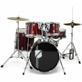   Millenium Focus 18 Drum Set Red