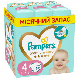 Pampers Premium Care 4, 174 шт